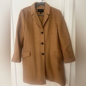 Brown Blend Wool Ann Taylor Coat
